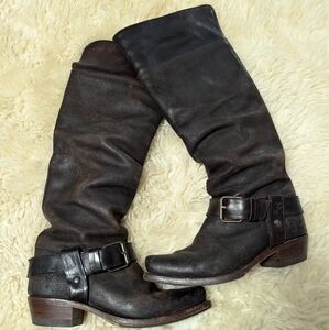 Frye Deena Harness Over the Knee Boots
